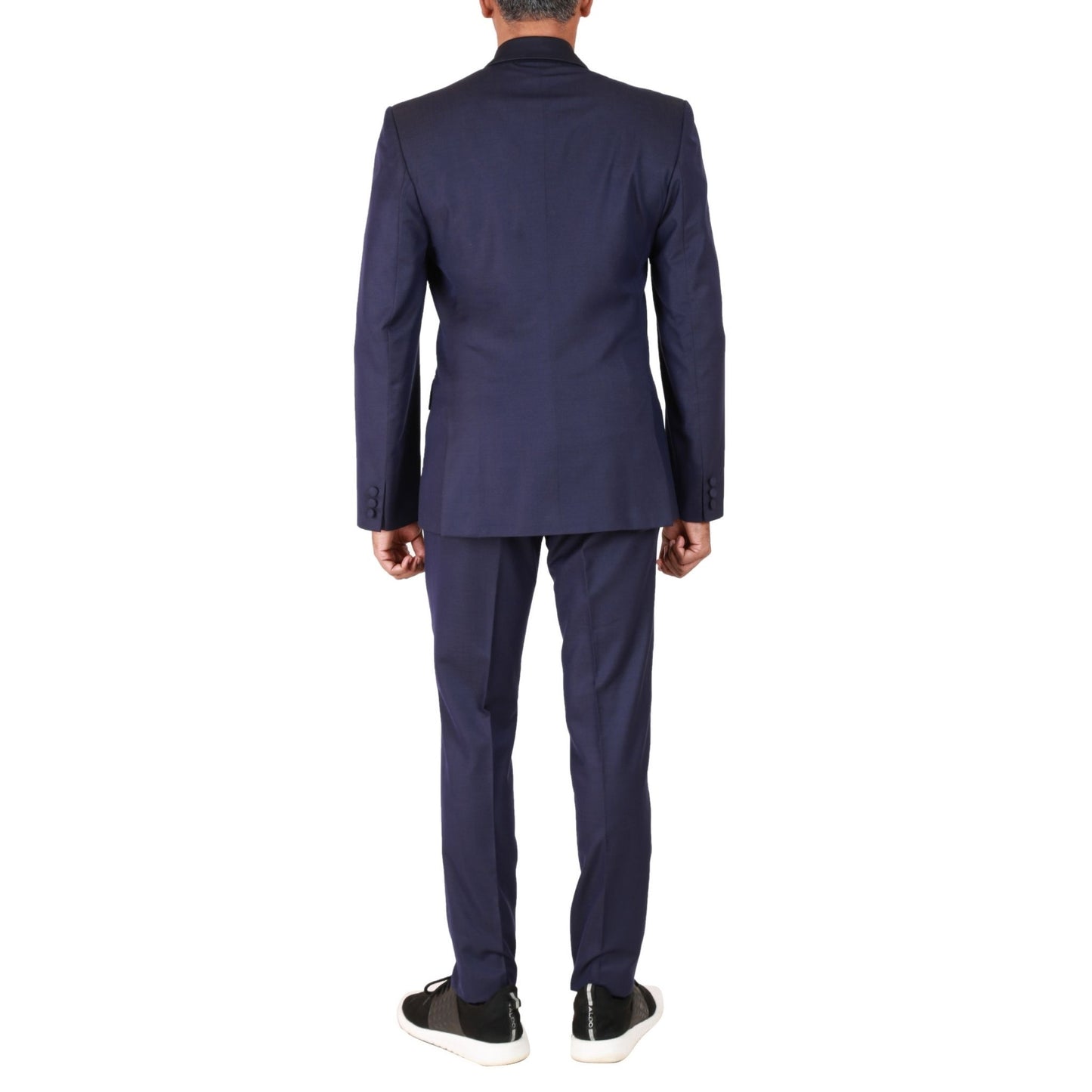 Double breasted jacket & slimfit flatfront trousers