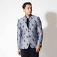 Sports jacket in bird print