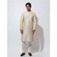 Long kurta with horizontal pintuck and motif embroidery