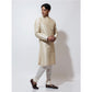 Long kurta with horizontal pintuck and motif embroidery