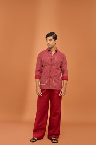 Blurred Echo Scarlet Shaket