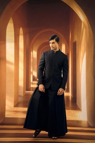 Paisley Emboidered Ceremonial Banddhgala