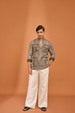 Jungle Shibori Safari Shaket