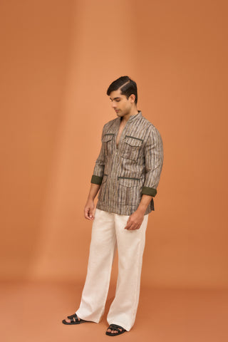 Jungle Shibori Safari Shaket