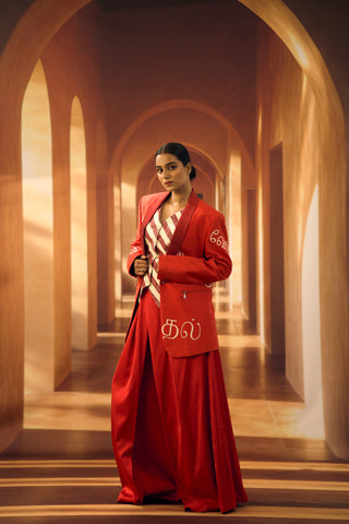 Tuxedo with Kural Embroidery