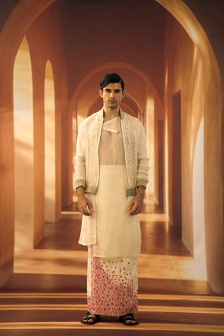 Organza Cloud Dancer Bomber