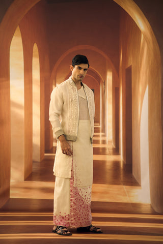 Organza Cloud Dancer Bomber