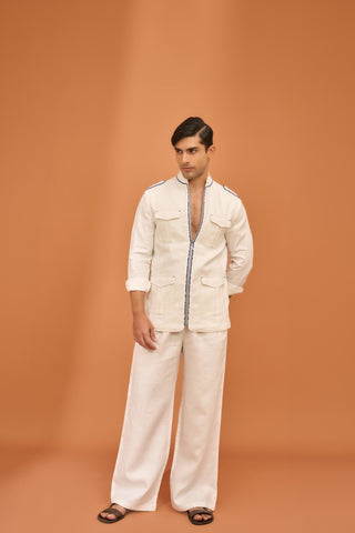 Indigo Tipped Sporty Shaket