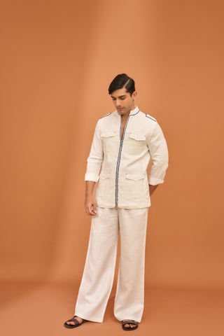 Indigo Tipped Sporty Shaket