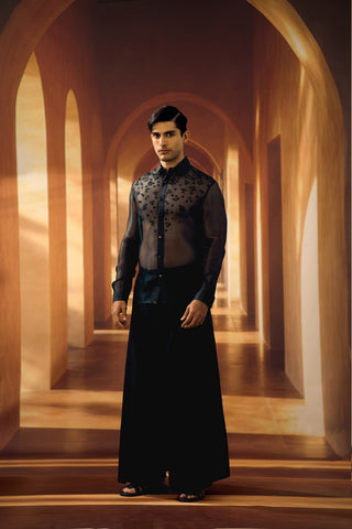 Jasmine scatter Organza Shirt