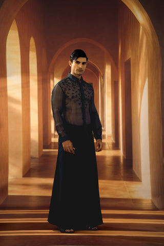 Jasmine scatter Organza Shirt