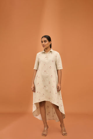 Mullet Trapeze with Floral Scatter