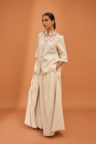 Unisex Pleated Palazzo