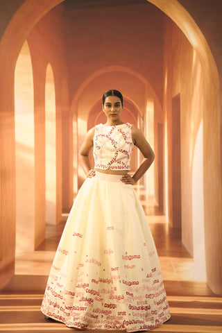 Jasmine Embroidered Crop Top