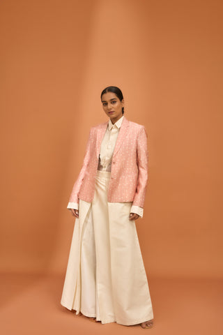 Dusty Pink Kodi Print Blazer