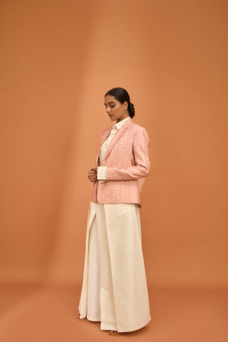 Dusty Pink Kodi Print Blazer