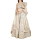 Light beige lehenga and choli with nakshi embroidery