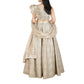 Light beige lehenga and choli with nakshi embroidery