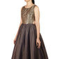 Brocade lehenga with zardozi and sequin embroidery