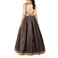 Brocade lehenga with zardozi and sequin embroidery
