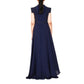 Fit and flare dress with mullet hem