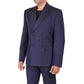 Double breasted jacket & slimfit flatfront trousers