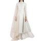 Embroidered anarkali with sharara pants