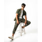 Short sleeve shirt and joggers co-ord set in camo print